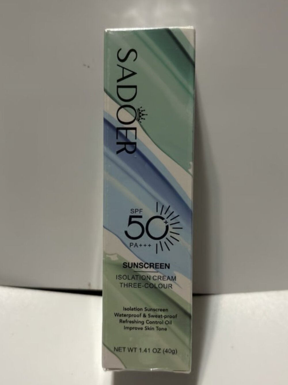 Sadoer Sunscreen Concealer Cream Three Colour Spf 50 40g (NEW)